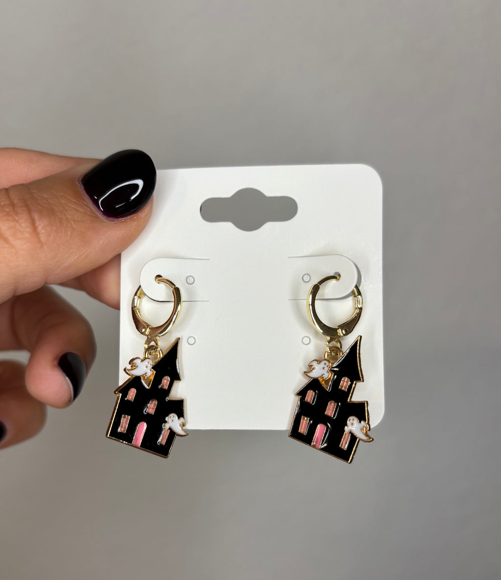 Black & Pink Halloween Earring Bundle