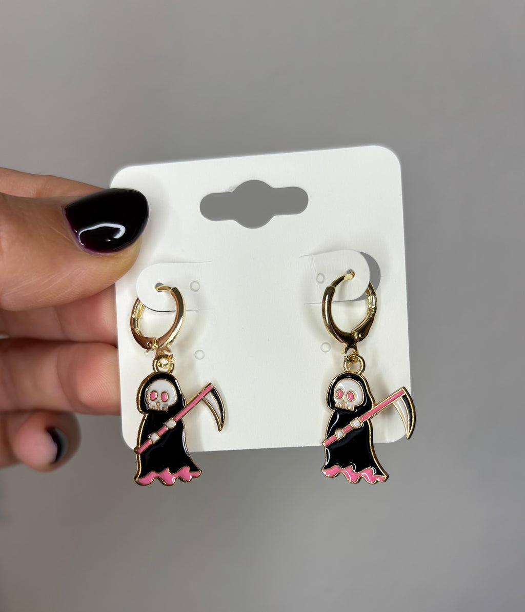 Black & Pink Halloween Earring Bundle