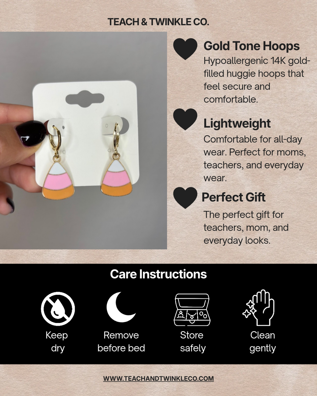 Pink Halloween Earring Bundle